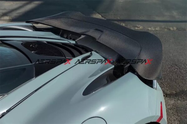 Carbon Fiber Rear Wing Front Lip Diffuser Side Skirt Fits McLaren 720S Vs Style - Image 11