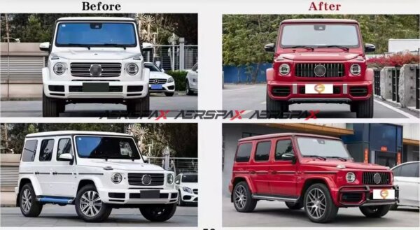 UPGRADE TO G63 AMG/BS/W465 STYLE BODY KITS FOR MERCEDES BENZ G CLASS W463A W464 - Image 15